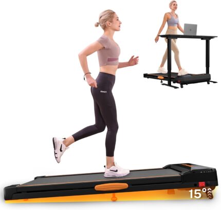 Walking Pad with Incline, Under Desk Portable Foldable