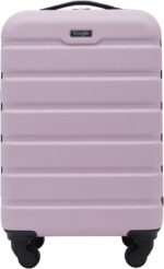 Wrangler Hardside Spinner Carry-On Luggage, Lilac, 20-Inch