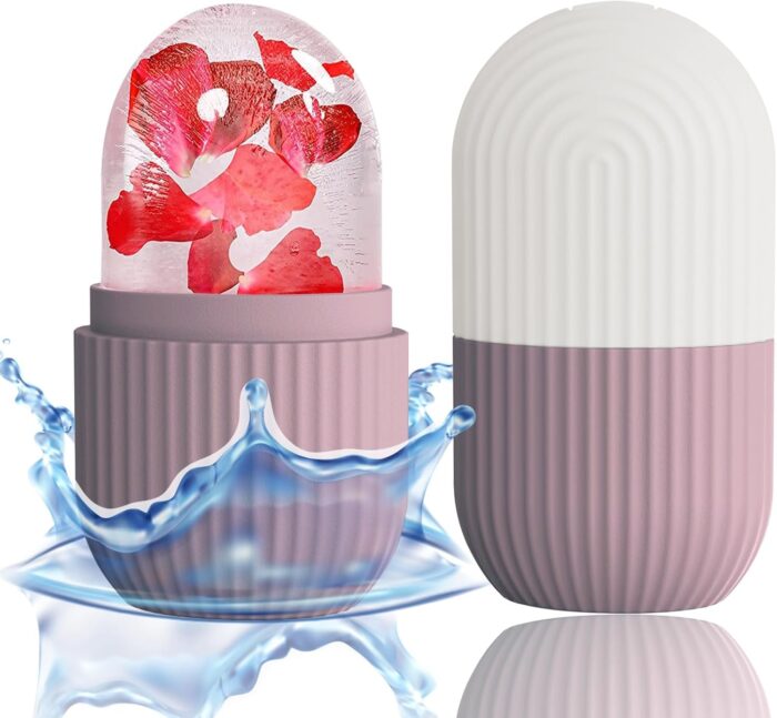 XHJRI Ice Face Roller Massager,Ice Cube Roller for Face, Eyes and Neck