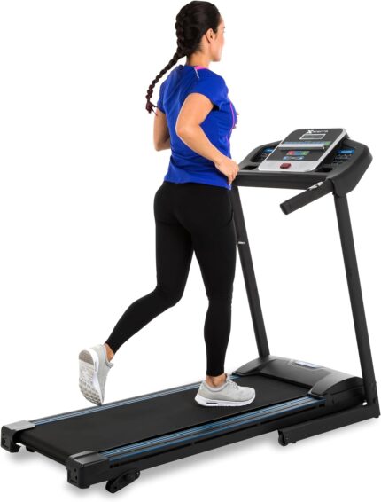 XTERRA Fitness Premium Folding Smart Treadmill, Compact