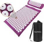 XiaoMaGe Acupressure Mat and Pillow Set with Bag - Large Size 28.7 X