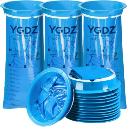 YGDZ Vomit Bags Disposable, 15 Pack Barf Throw Up Emesis Puke Nausea