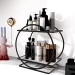YGJT Bathroom Counter Organizer, 2 Tier Perfume Organizers for