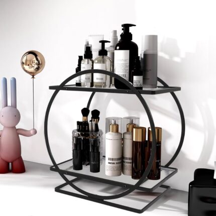 YGJT Bathroom Counter Organizer, 2 Tier Perfume Organizers for