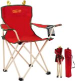 YOUNG WOOD Portable Camping Chair Beach Chair Outdoor Foldable Chair,