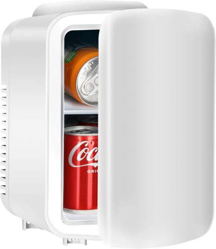 YSSOA 4L 6 Can Eco-Friendly Mini Fridge Cooler and Warmer Portable