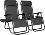 Yaheetech Zero Gravity Recliners Outdoor Adjustable Folding Reclining