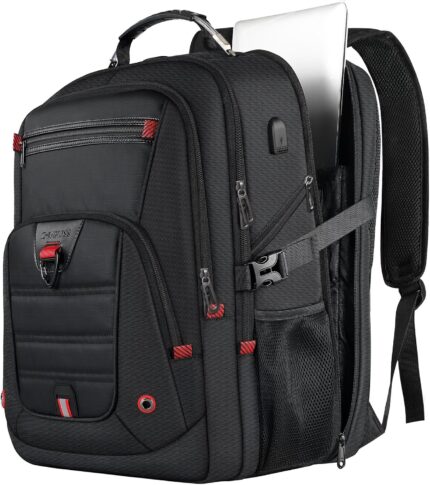 Z-MGKISS Extra Large Travel Backpack, 52L TSA Backpack 17.3 Inch,