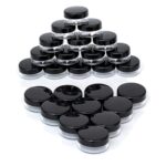 ZEJIA 3 Gram Sample Containers with Lids, 25 Count Tiny Sample Jars, 3