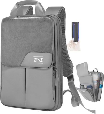 ZINZ Slim & Expandable Laptop Backpack 15.6 16 17 inch Travel Business