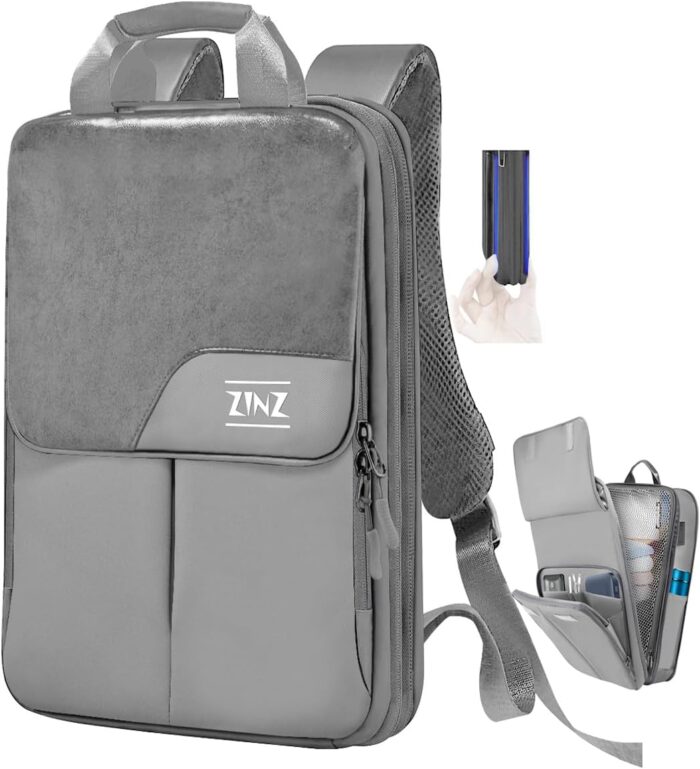 ZINZ Slim & Expandable Laptop Backpack 15.6 16 17 inch Travel Business