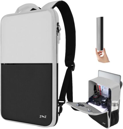 ZINZ Slim & Expandable Laptop Backpack 17 inch Travel Business