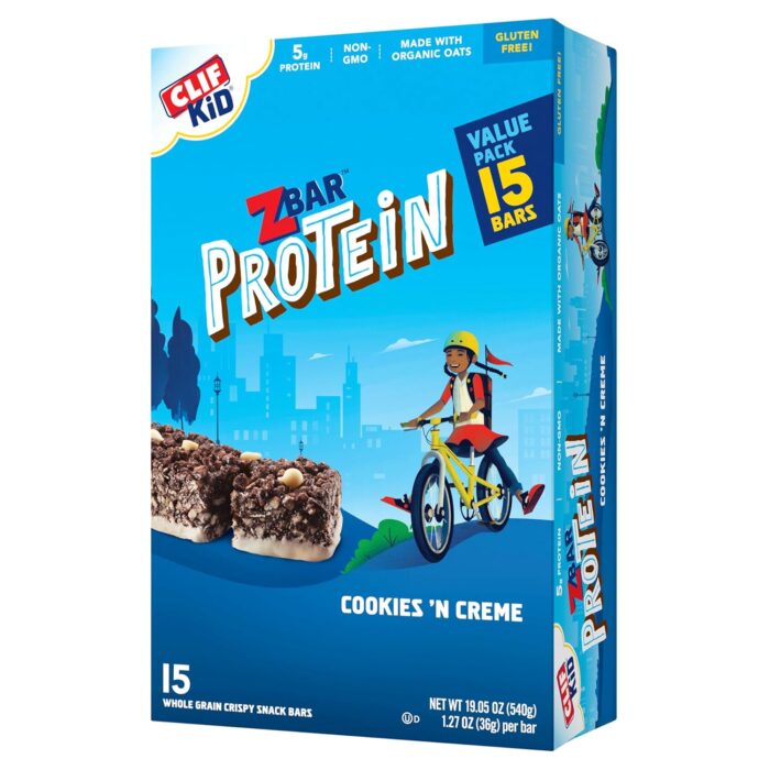 Zbar Protein - Cookies 'n Creme - Crispy Snack Bars - Made with
