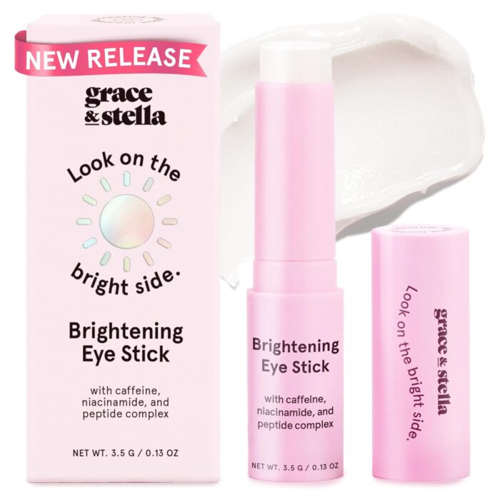 grace & stella Under Eye Brightener Balm Stick - Caffeine Eye Cream