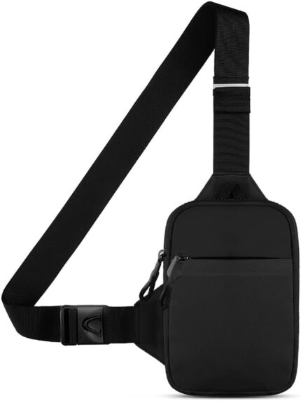 simptech Mini Crossbody Sling Bag Chest Bag Dual Pocket Water