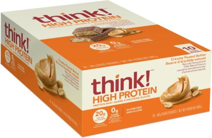 think! Protein Bars, High Protein Snacks, Gluten Free, Sugar Free