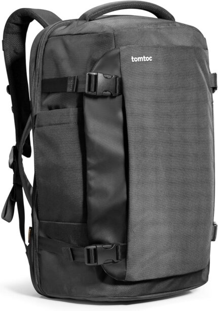tomtoc Travel Backpack 40L, TSA Friendly Flight Approved Carry-on