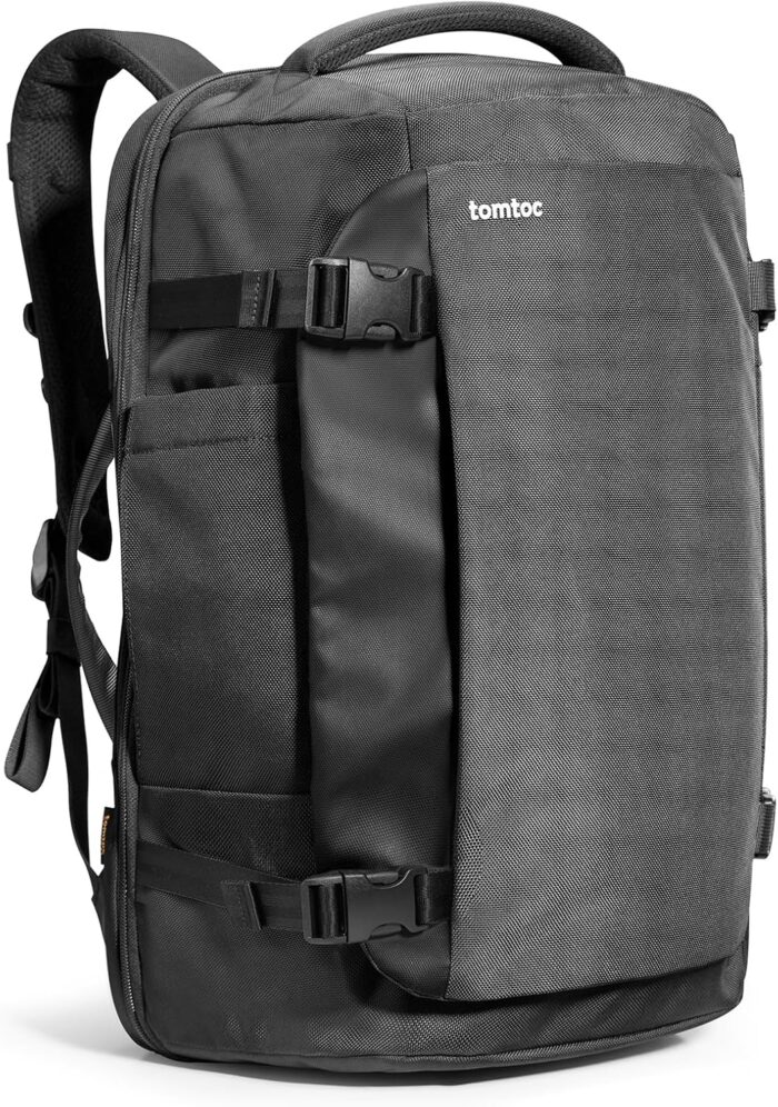 tomtoc Travel Backpack 40L, TSA Friendly Flight Approved Carry-on
