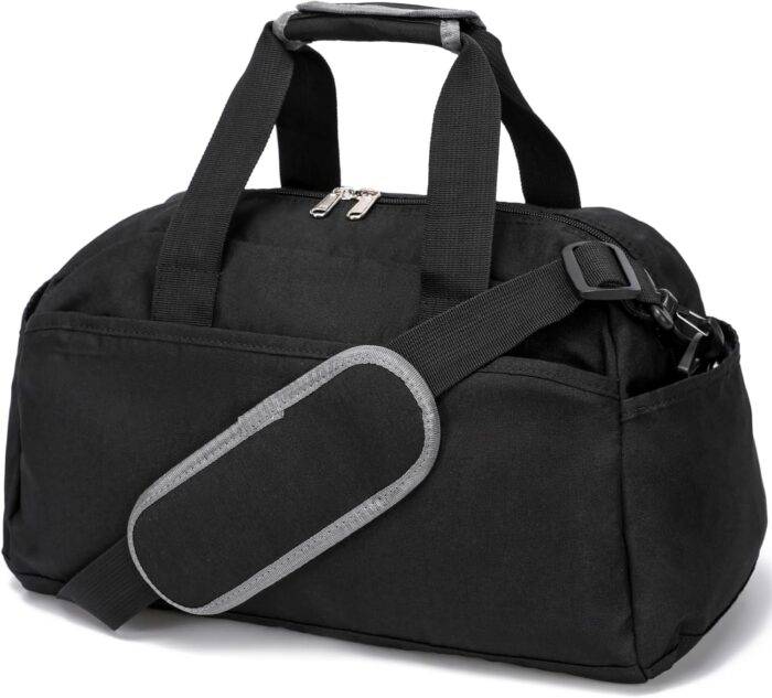 14 inch Small Gym Bag for Women & Men, Mini Duffel Bag for