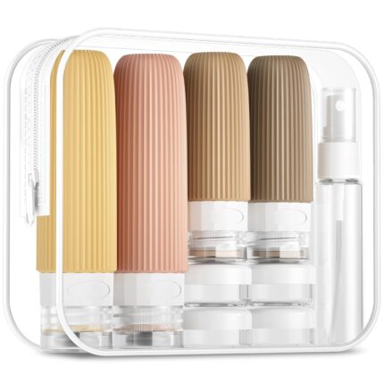 16 Pack Travel Bottles Set, TSA Approved Leak Proof Silicone
