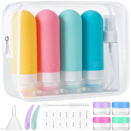 16pack Travel Bottles for Toiletries, TSA Approved LeakProof