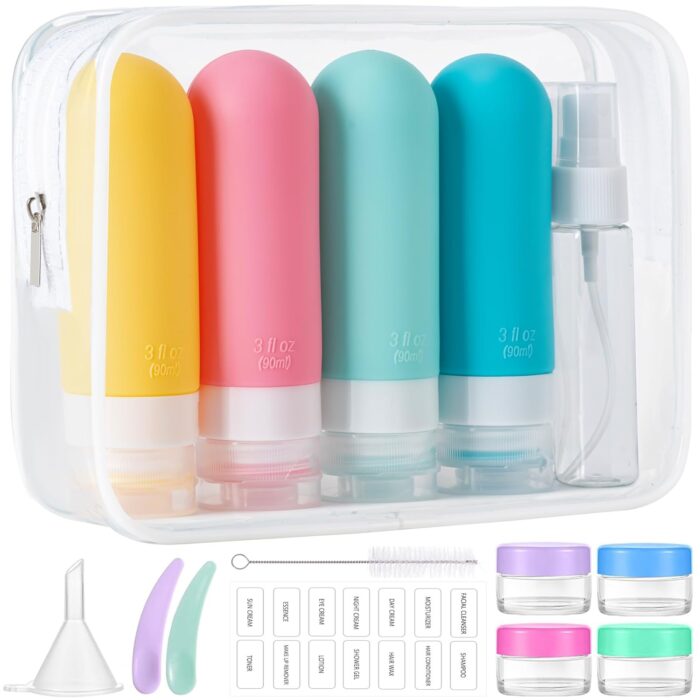 16pack Travel Bottles for Toiletries, TSA Approved LeakProof