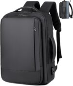 17/15.6" Business laptop backpack, PU backpack, Travel laptop backpack
