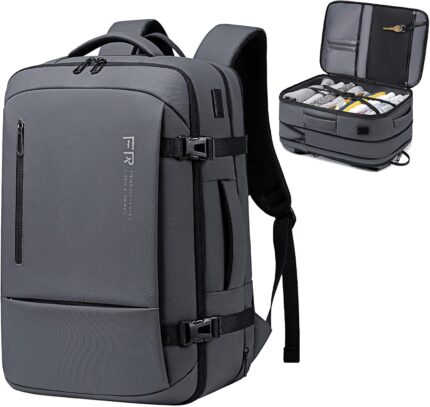 17.3 Inch Travel Laptop Backpack for Men, Water Resistant Carry On