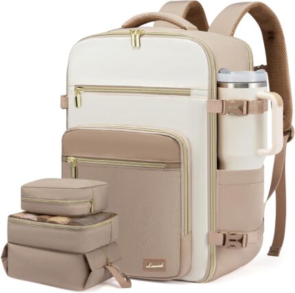 LOVEVOOK Travel Backpack For Women,40L Carry On Backpack Flight