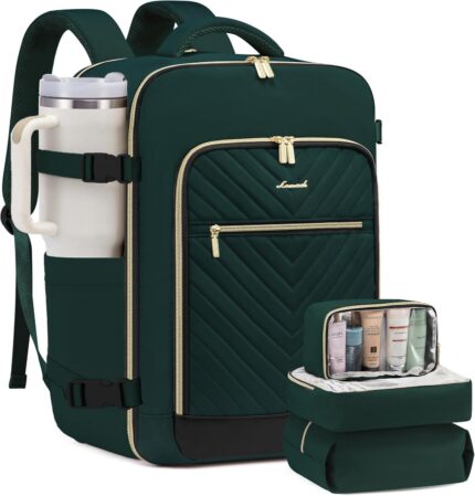 LOVEVOOK Travel Backpack For Women,40L Carry On Backpack Flight