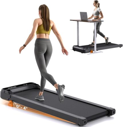 Walking Pad Treadmill with Incline, 3-Levels 300 lbs