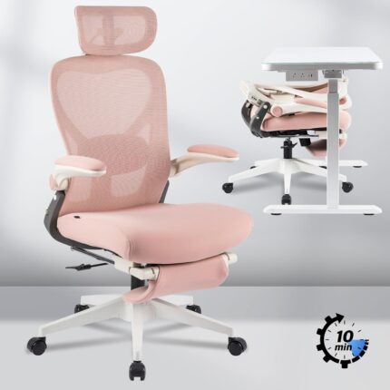 FLEXISPOT Foldex Ergonomic Office Chair, Folding Office Chair for