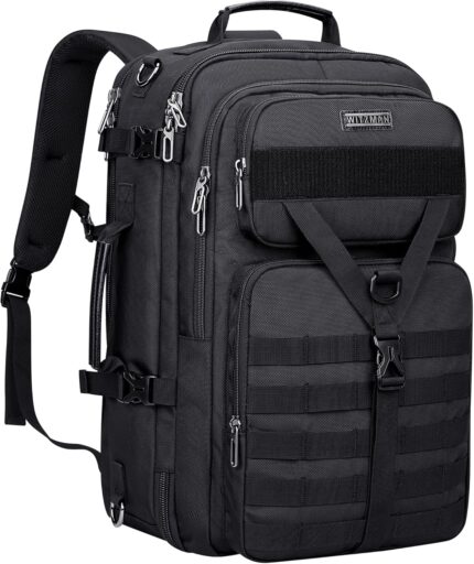 WITZMAN Carry On Travel Backpack for Men Large Convertible 45L Duffle