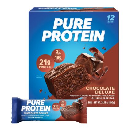 Pure Protein Bars, High Protein, Nutritious Snacks to Support Energy,