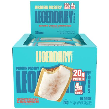 Legendary Foods 20g Protein Pastry - Low Carb Meal Replacement Bar -