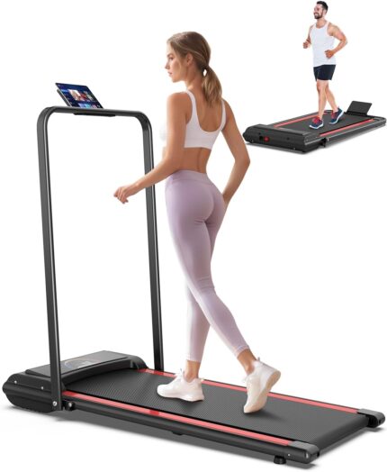 Walking Pad with Handle Bar, Walking Pad Treadmill 300 lb