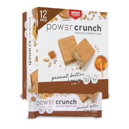 Power Crunch Protein Wafer Bars, High Protein Snacks with Delicious