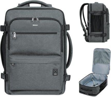 WANDF Travel Backpack For Spirit Airlines Personal Item Bag 18x14x8