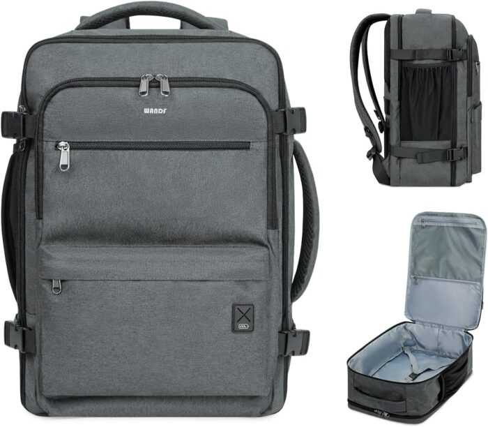 WANDF Travel Backpack For Spirit Airlines Personal Item Bag 18x14x8