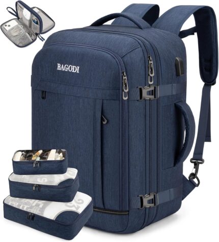 Carry On Backpack for Men Women,42L Flight Approved Travel Backpack