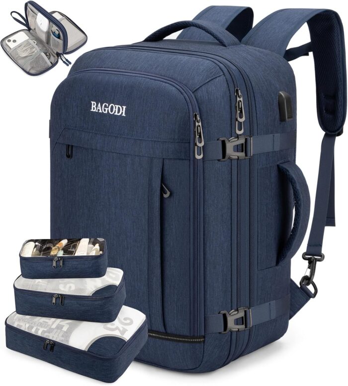 Carry On Backpack for Men Women,42L Flight Approved Travel Backpack