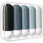 Travel Bottles for Toiletries, 5 Pack TSA Approved Travel Size
