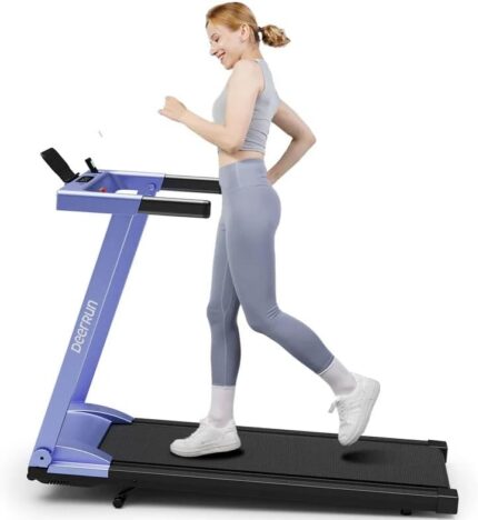 DeerRun Treadmills for Home, 3.5HP Folding Treadmill with