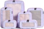 Compression Packing Cubes for Travel - Luggage Organizer Bags - Double