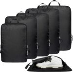 BAGAIL 4 Set/6 Set Ultralight Compression Packing Cubes Packing