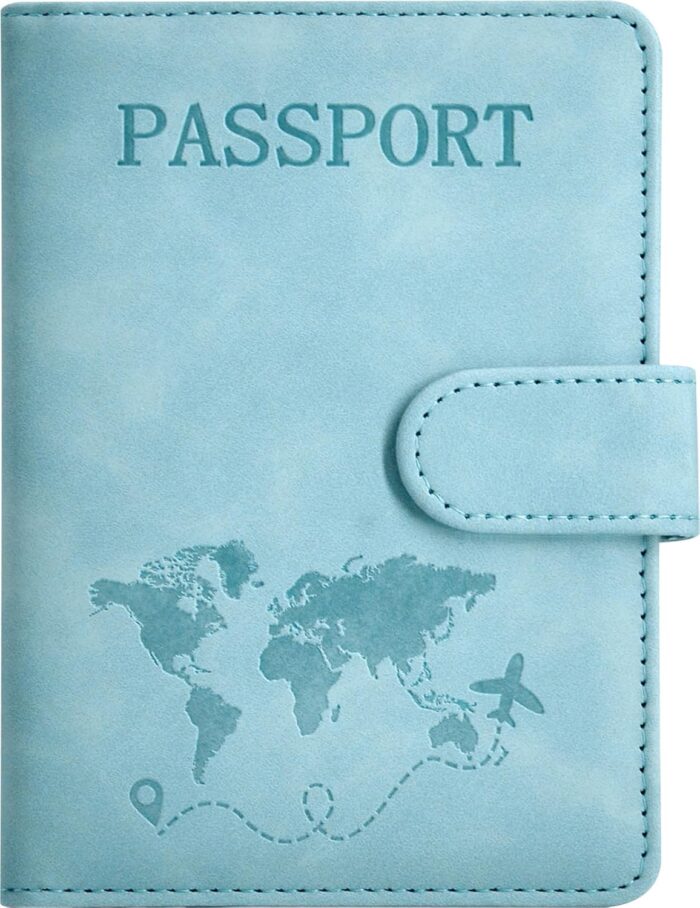 Passport Holder, Passport Cover with Credit Card Slot and Boarding