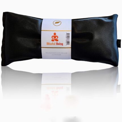 Lavender Eye Pillow - Hot or Cold Weighted Satin Eye Mask perfect for