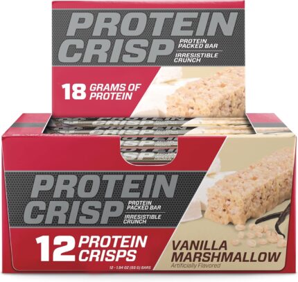 BSN Protein Crisp Bar, Protein Snack Bars, Crunch Bars with Whey