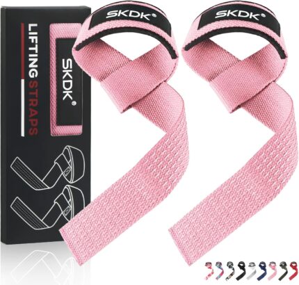 SKDK Cotton Hard Pull Wrist Lifting Straps Grips
