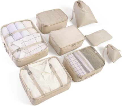 8 Set Packing Cubes for Suitcases Travel Luggage Packing